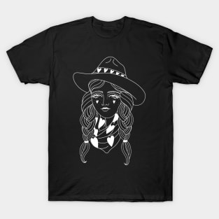 Tattoo inspired Cowgirl 2 T-Shirt